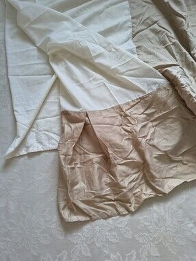 Keeco Bed Skirt Cotton Beige Drop